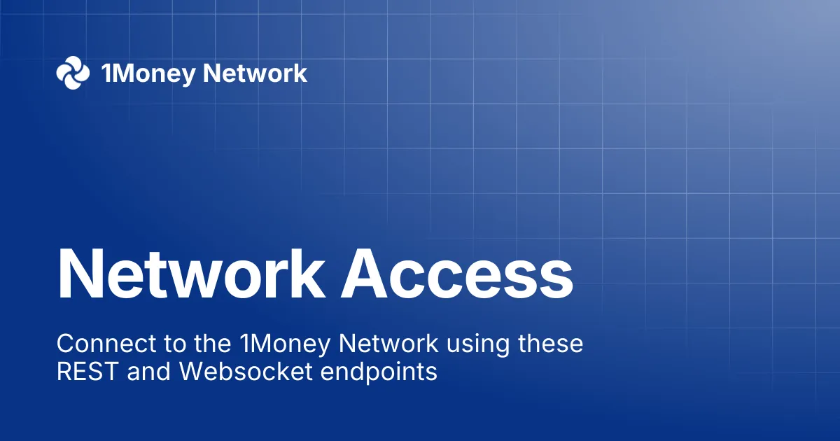 1Money brand asset featured on developer.1moneynetwork.com