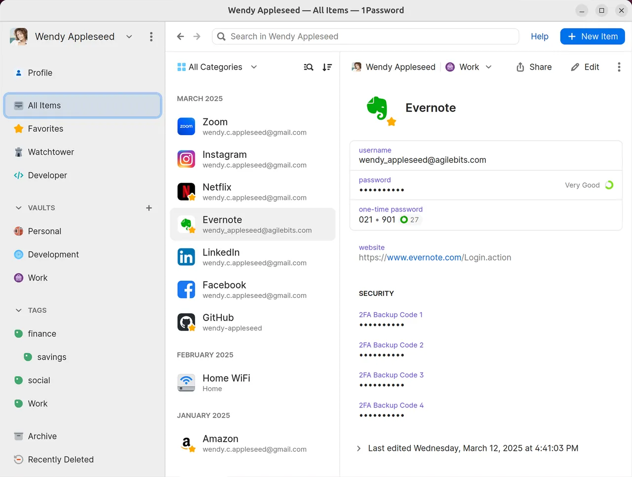 1Password brand asset featured on support.1password.com