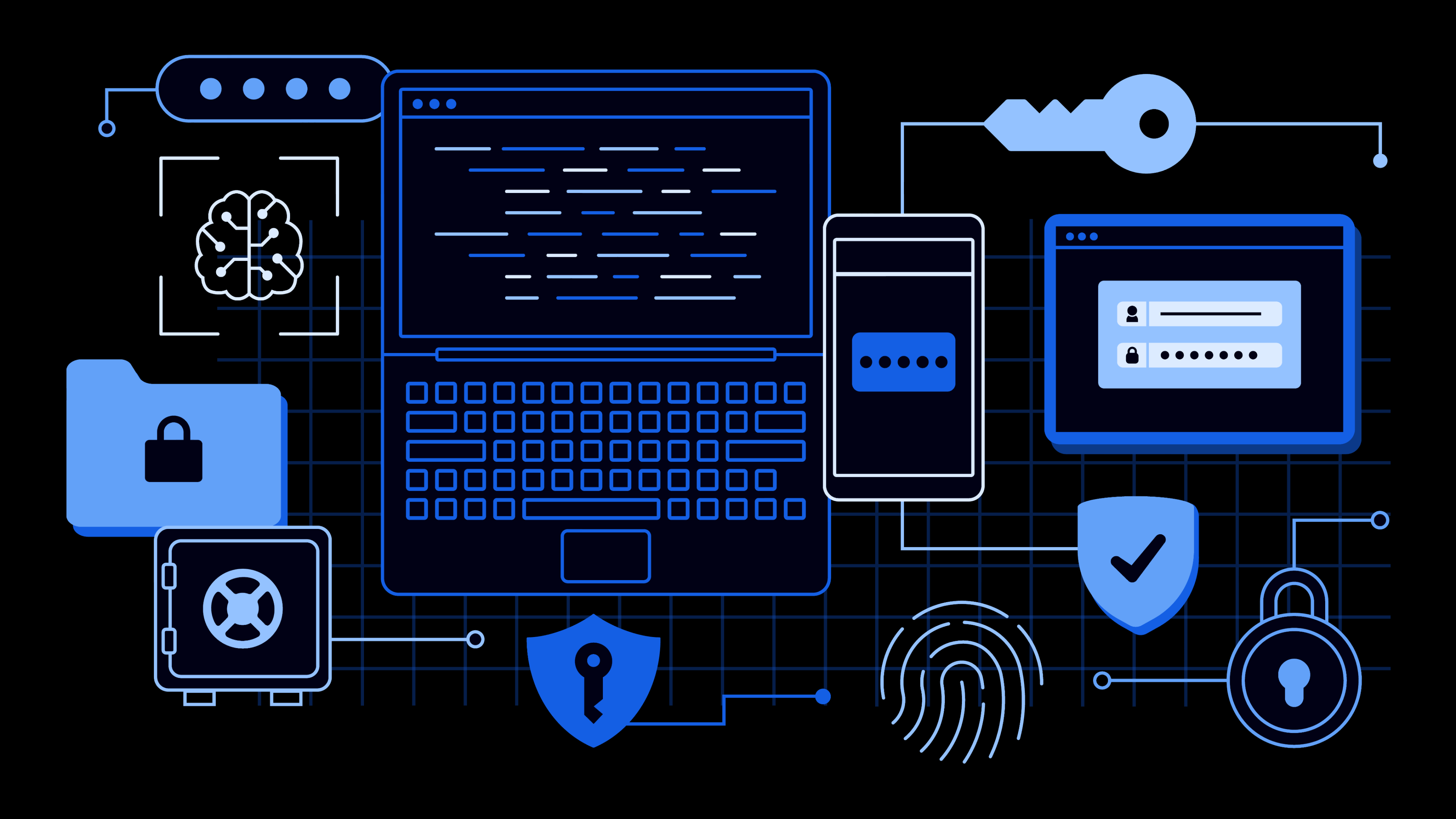 1Password brand asset featured on 1password.com
