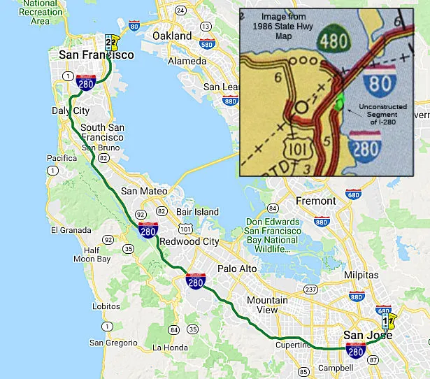 280 North brand asset featured on cahighways.org