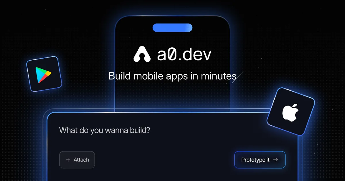 a0.dev brand asset featured on a0.dev