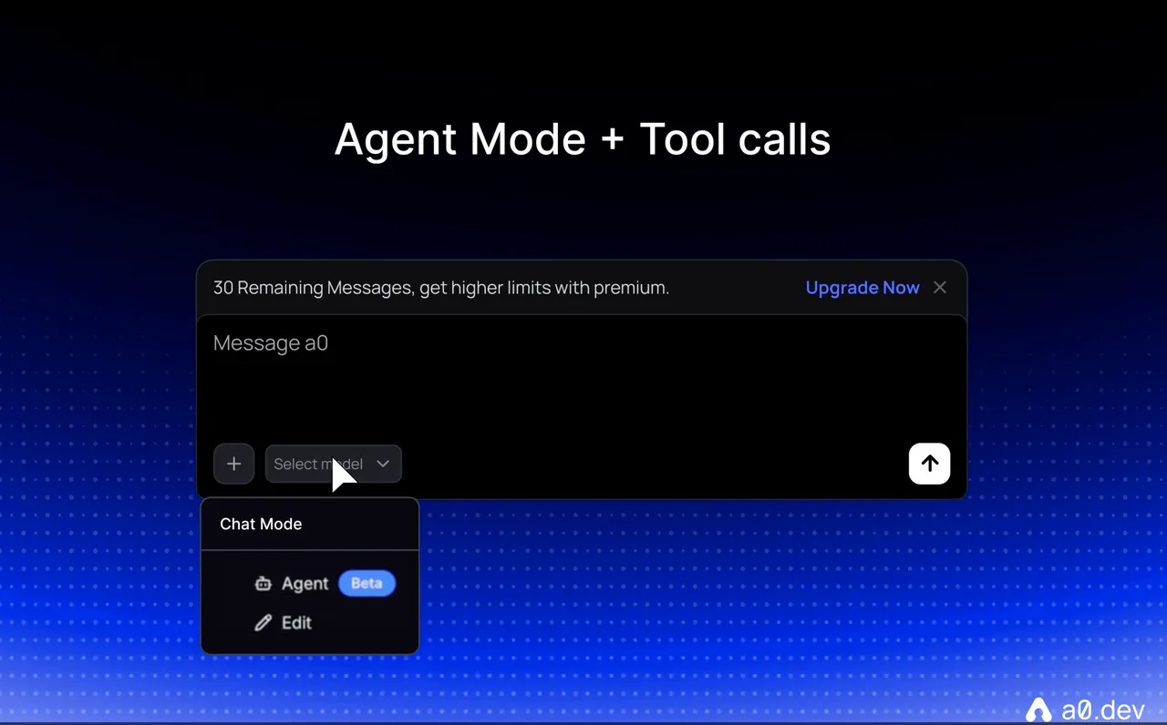 a0.dev brand asset featured on a0.dev