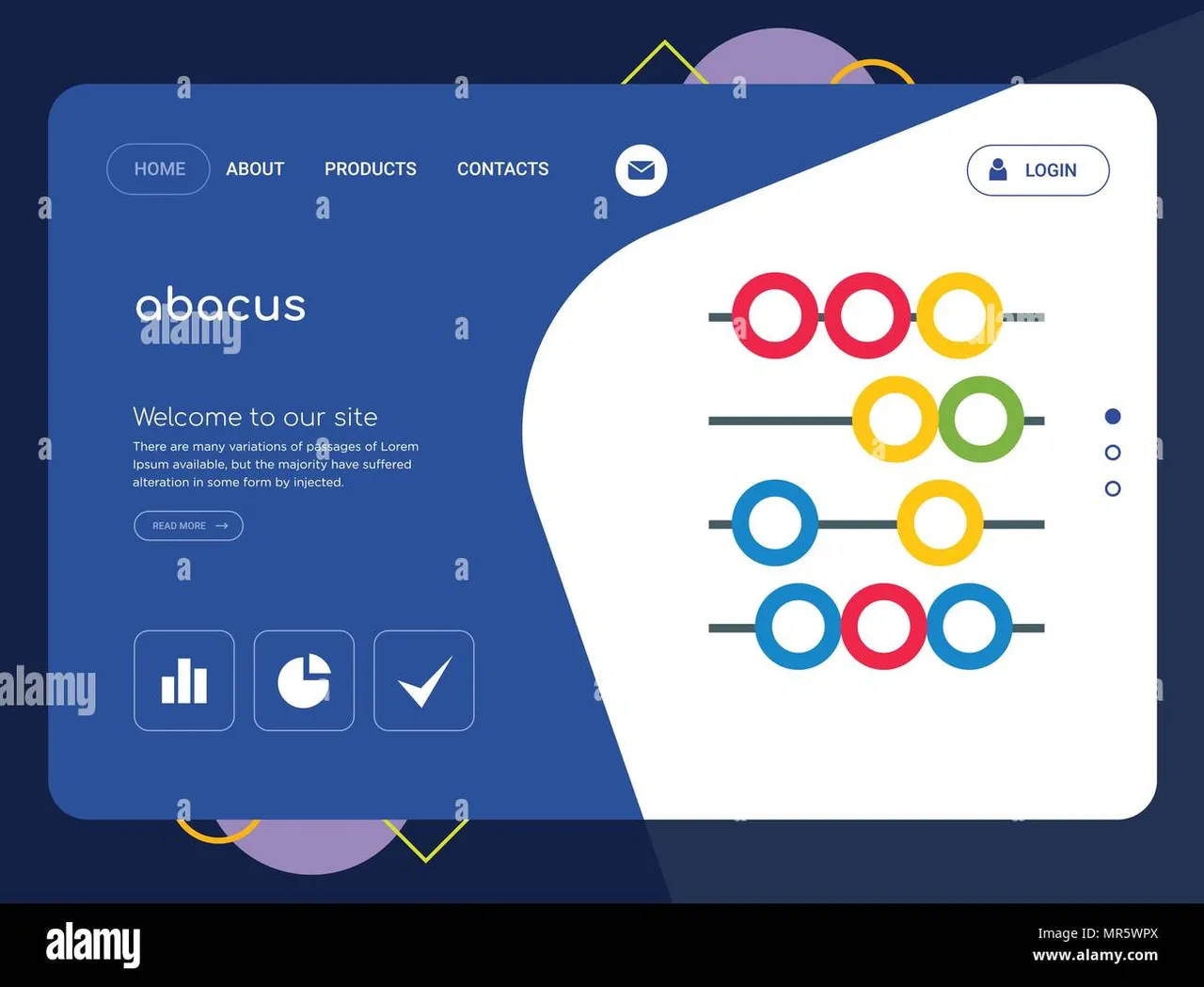 Abacus brand asset featured on alamy.com