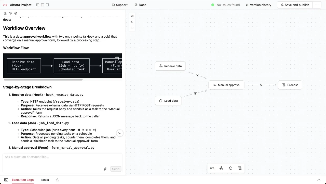 Abstra brand asset featured on abstra.io