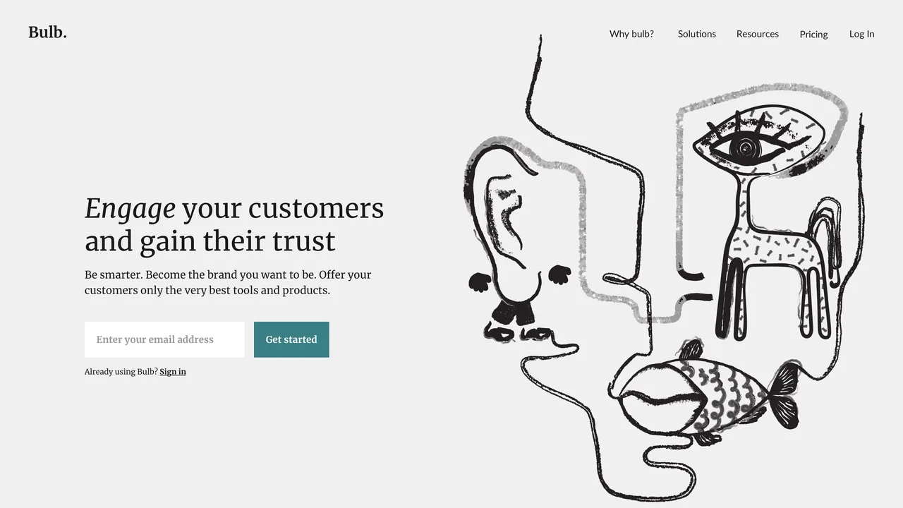 Absurd brand asset featured on designmodo.com