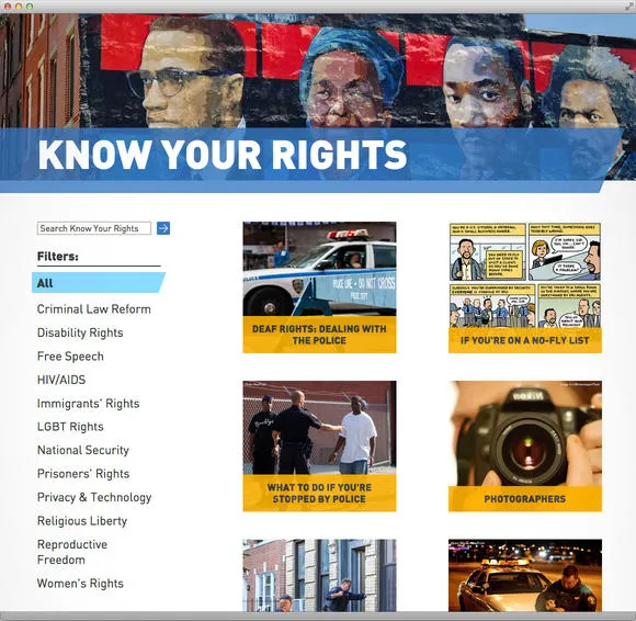 ACLU brand asset featured on aclu.org