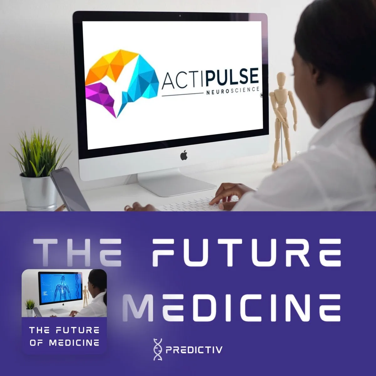 Actipulse Neuroscience brand asset featured on podcasts.apple.com