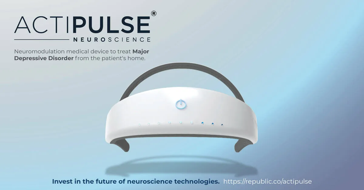 Actipulse Neuroscience brand asset featured on republic.com