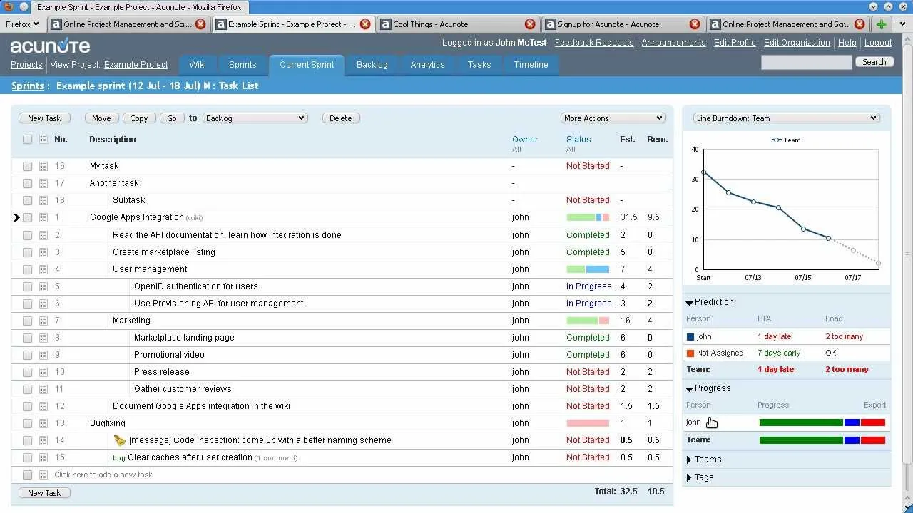 Acunote brand asset featured on acunote.com