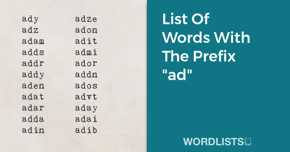 Adaptional brand asset featured on word-lists.com