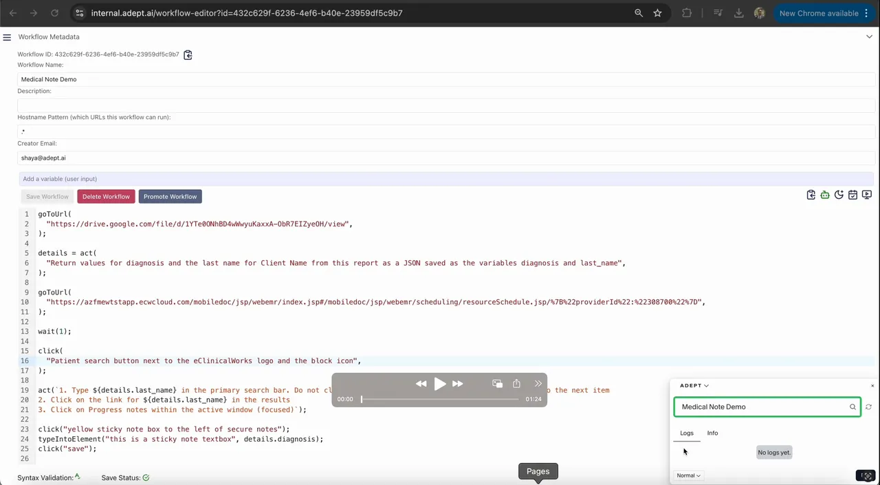 Adept AI brand asset featured on adept.ai