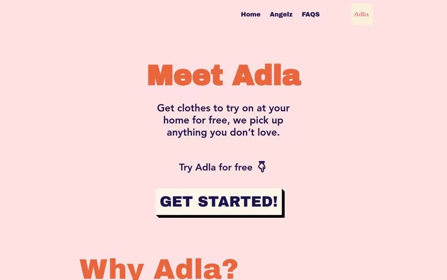 Adla brand asset featured on ycdb.co