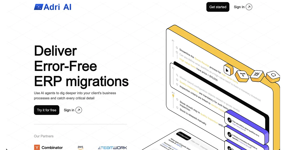 Adri AI brand asset featured on getadri.ai