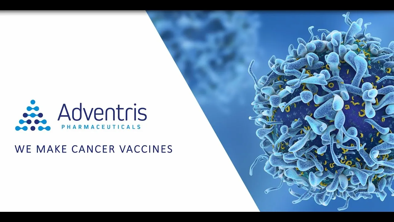 Adventris Pharmaceuticals brand asset featured on youtube.com