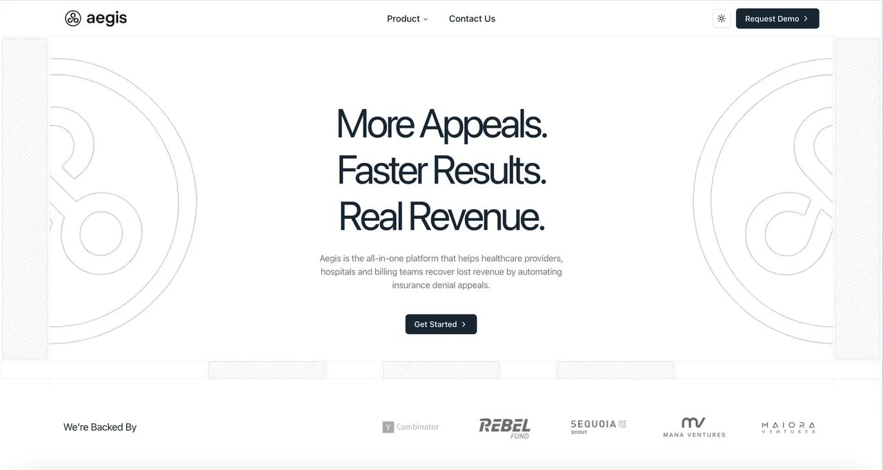 Aegis brand asset featured on aegishealth.us