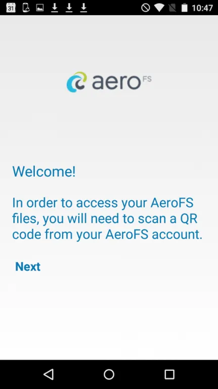 AeroFS brand asset featured on aerofs.soft112.com