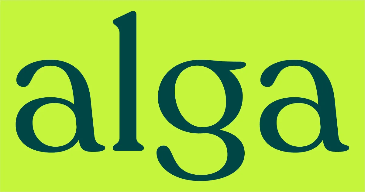 Alga Biosciences brand asset featured on alga.bio