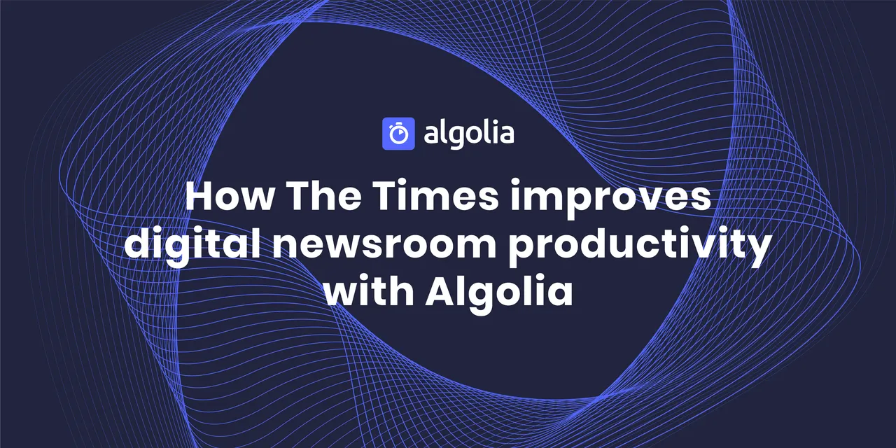 Algolia brand asset featured on video.algolia.com