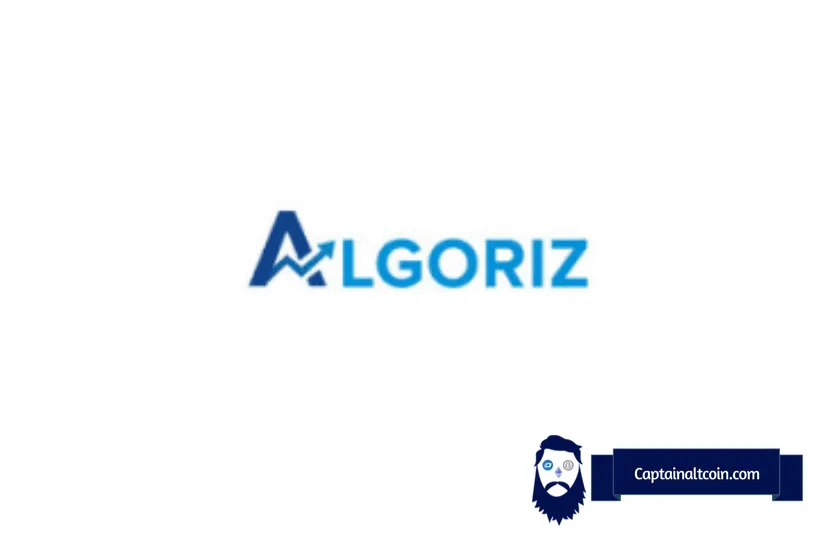 Algoriz brand asset featured on captainaltcoin.com