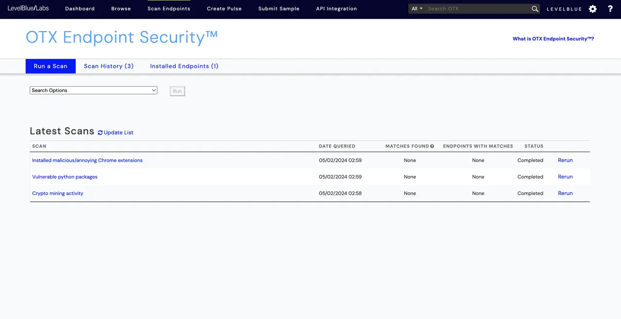 AlienVault brand asset featured on otx.alienvault.com