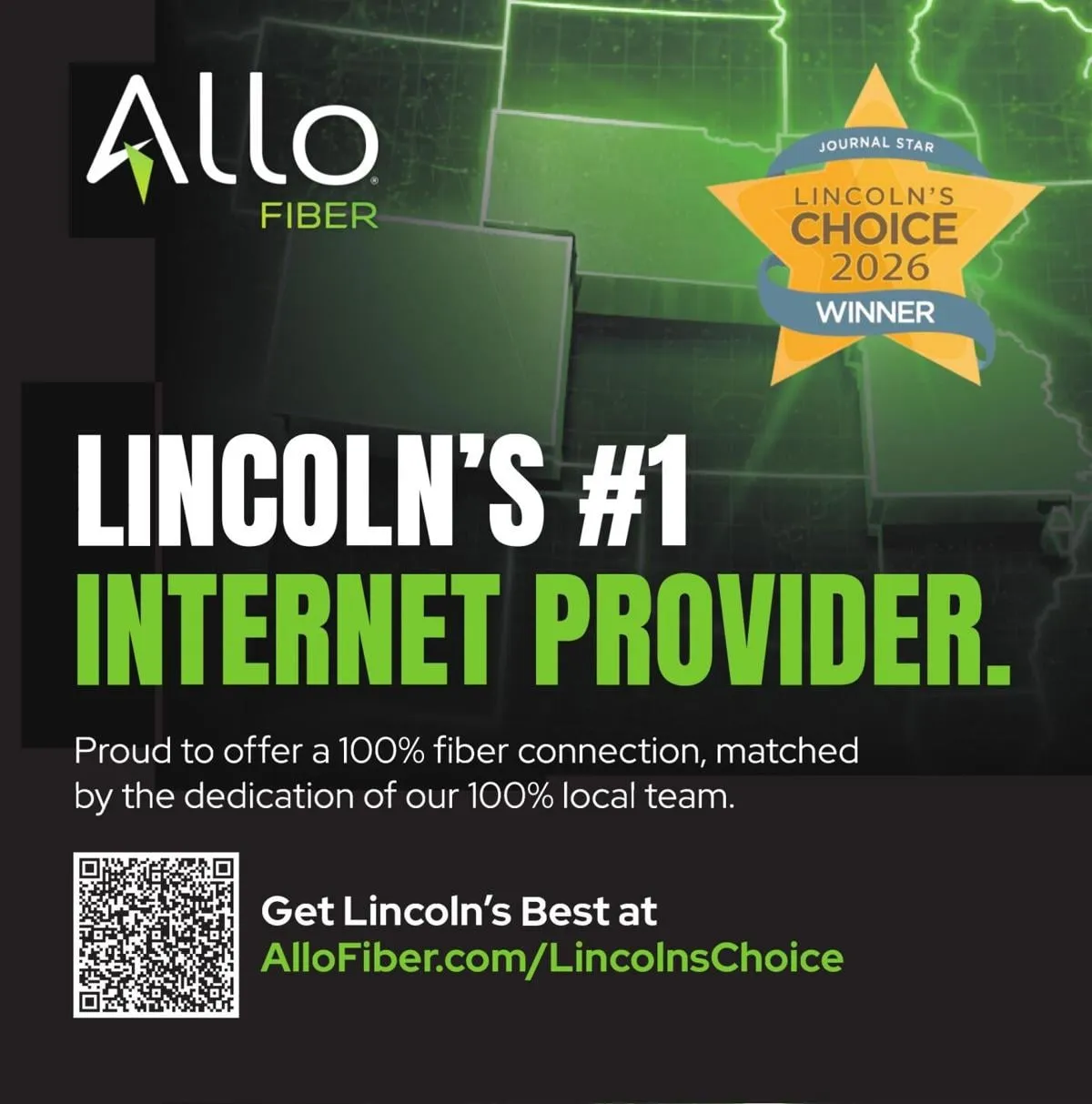 Allo brand asset featured on journalstar.com