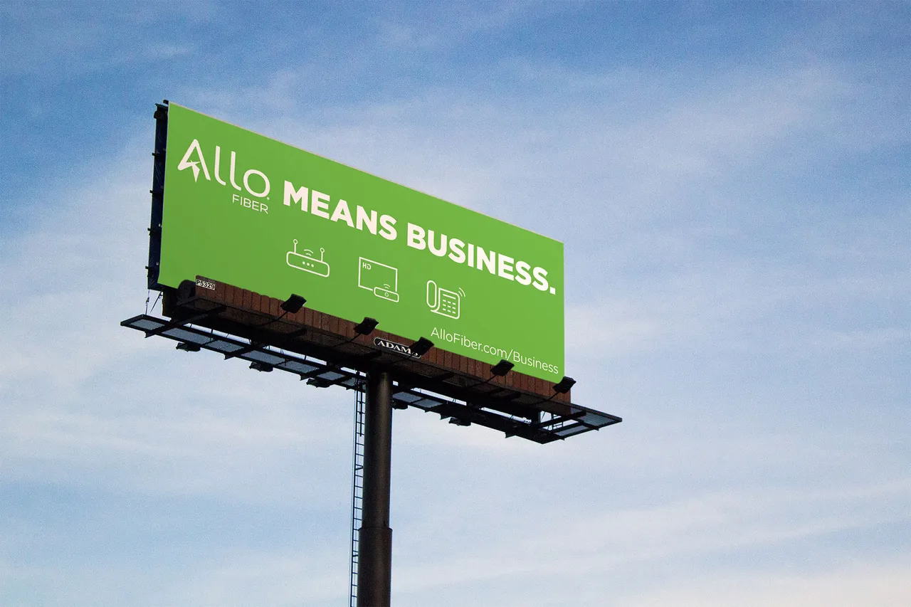 Allo brand asset featured on malymarketing.com