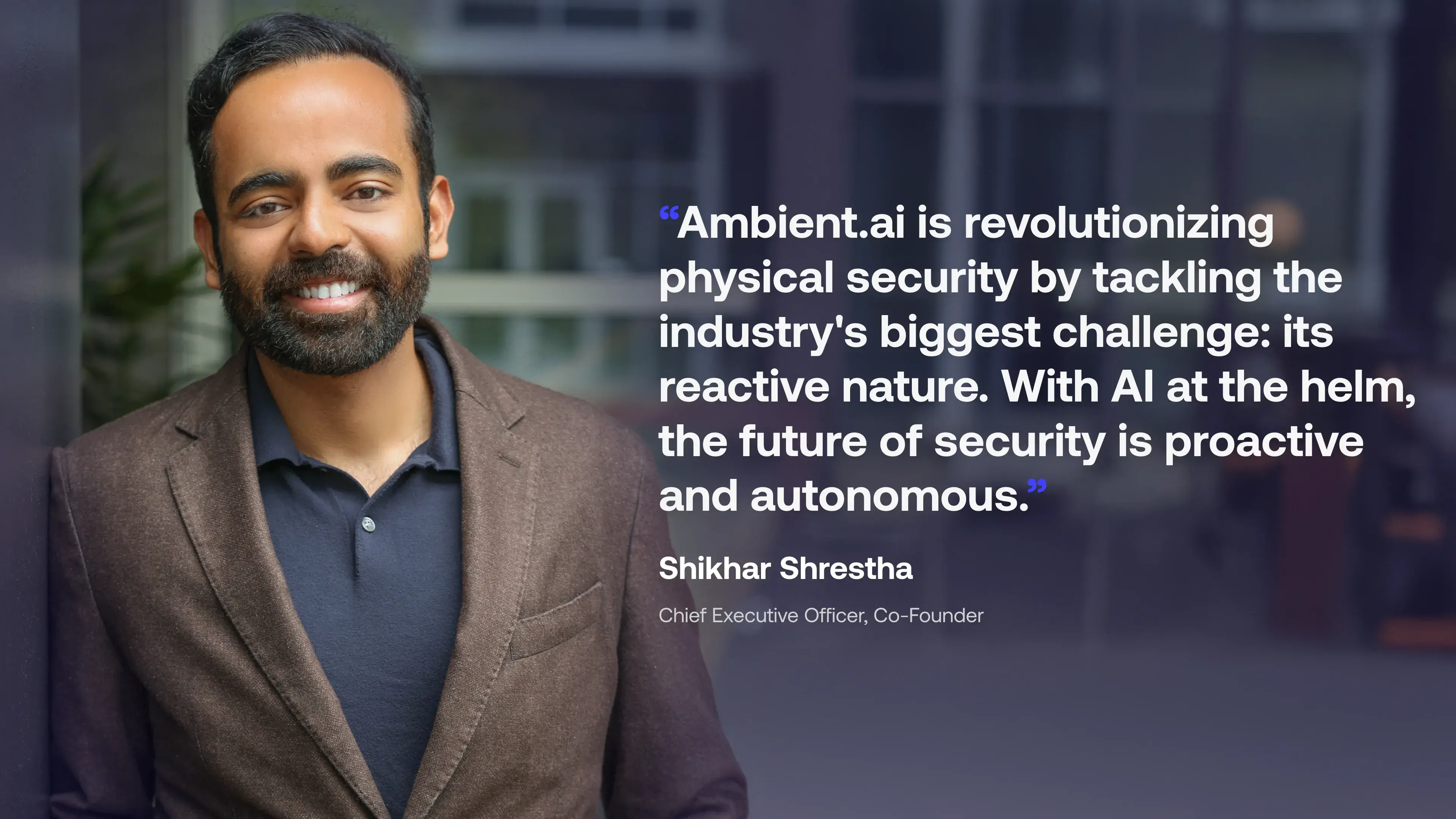 Ambient.ai brand asset featured on ambient.ai