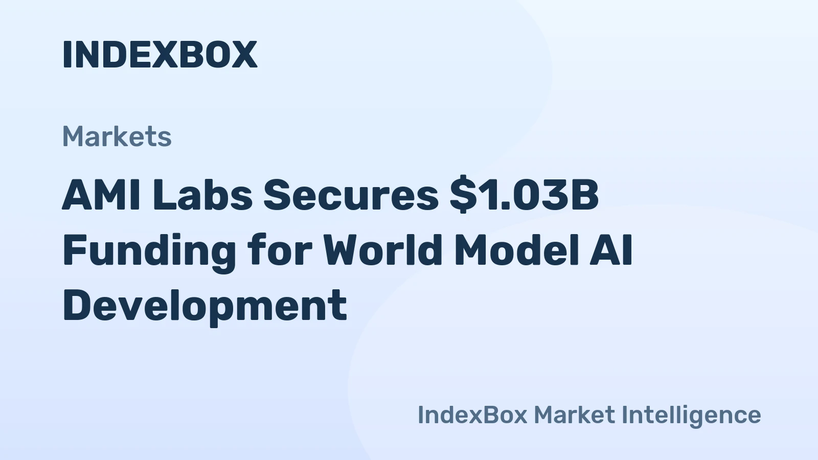 AMI Labs brand asset featured on indexbox.io