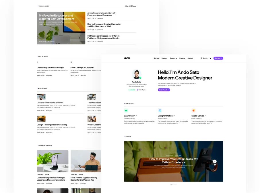 Ando brand asset featured on ando.codesupply.co
