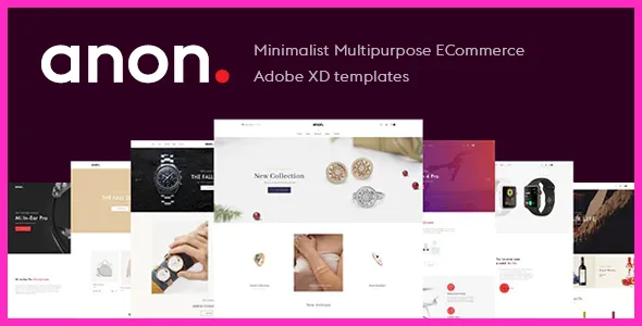 Anon brand asset featured on themeforest.net