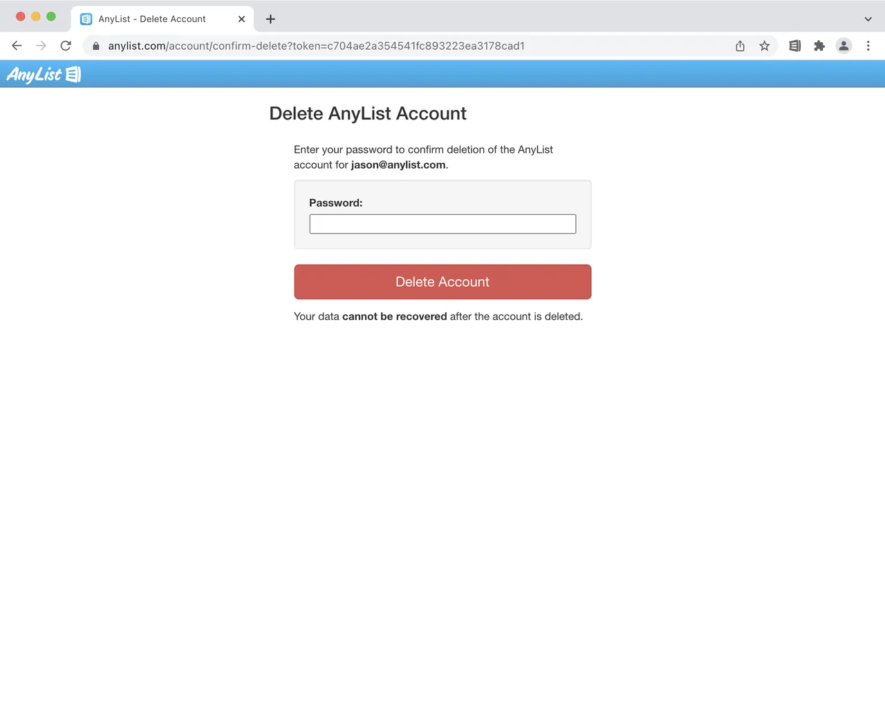 AnyList brand asset featured on help.anylist.com