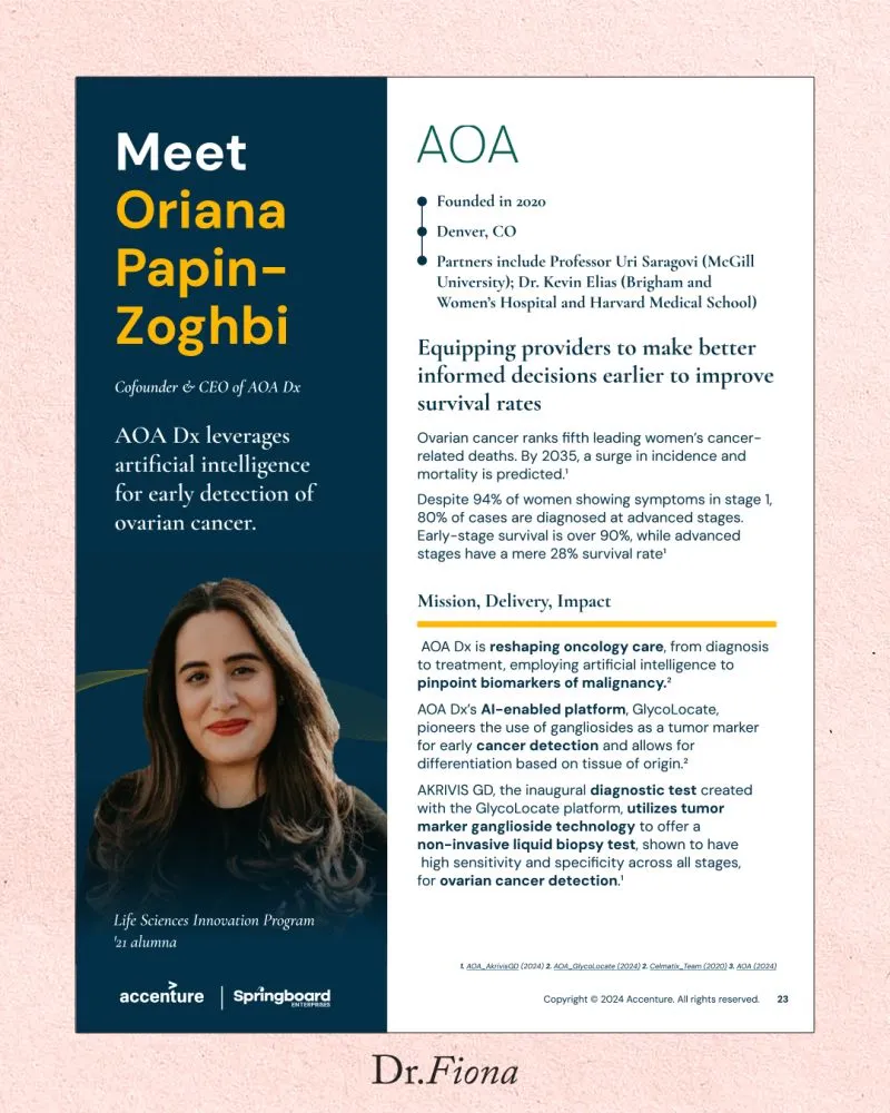 AOA Dx brand asset featured on linkedin.com