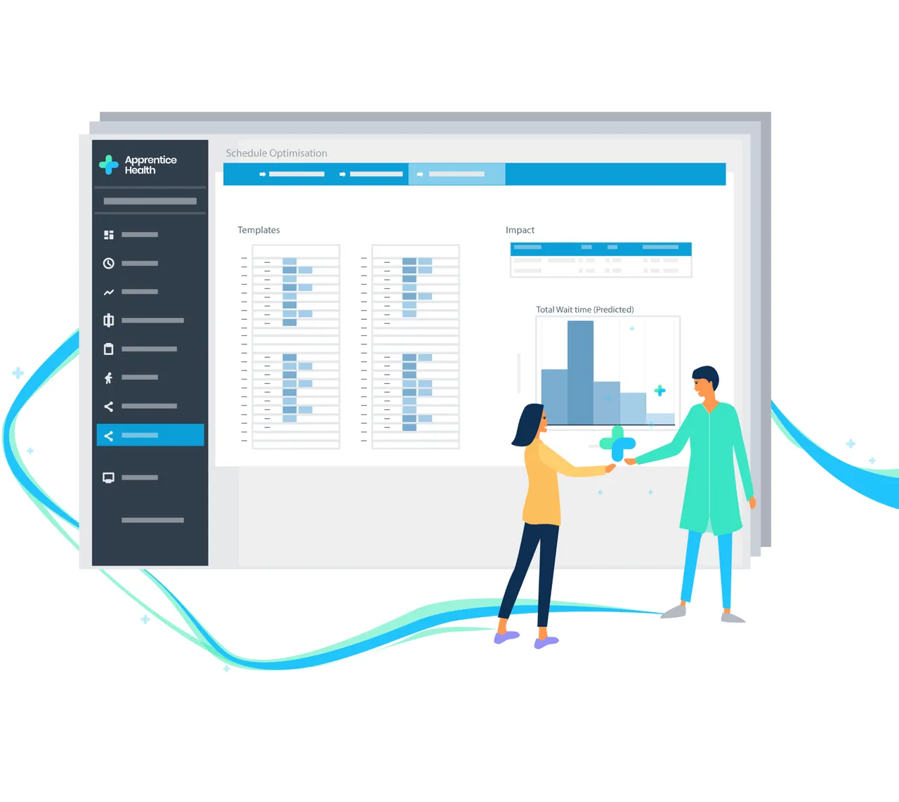 Apprentice Health brand asset featured on apprenticehealth.com