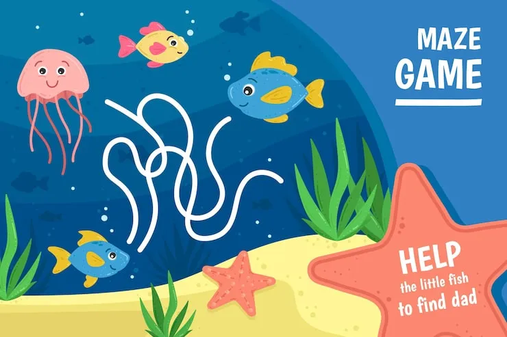 Aquarium Learning brand asset featured on freepik.com