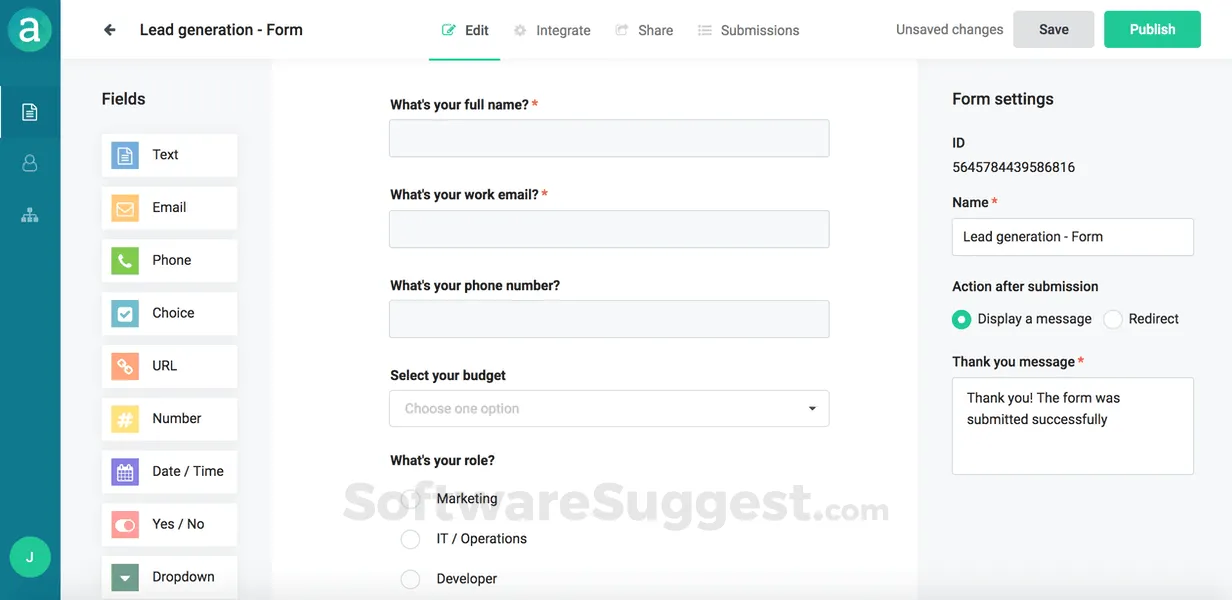 Arengu brand asset featured on softwaresuggest.com