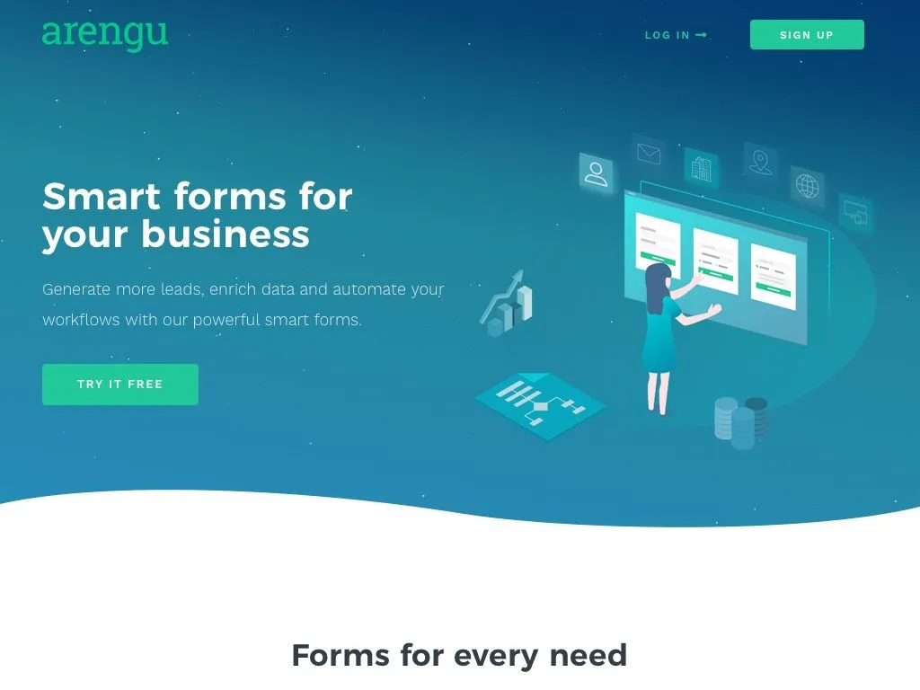 Arengu brand asset featured on betalist.com