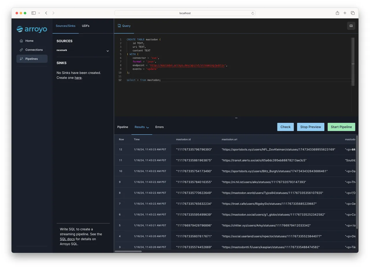 Arroyo brand asset featured on doc.arroyo.dev