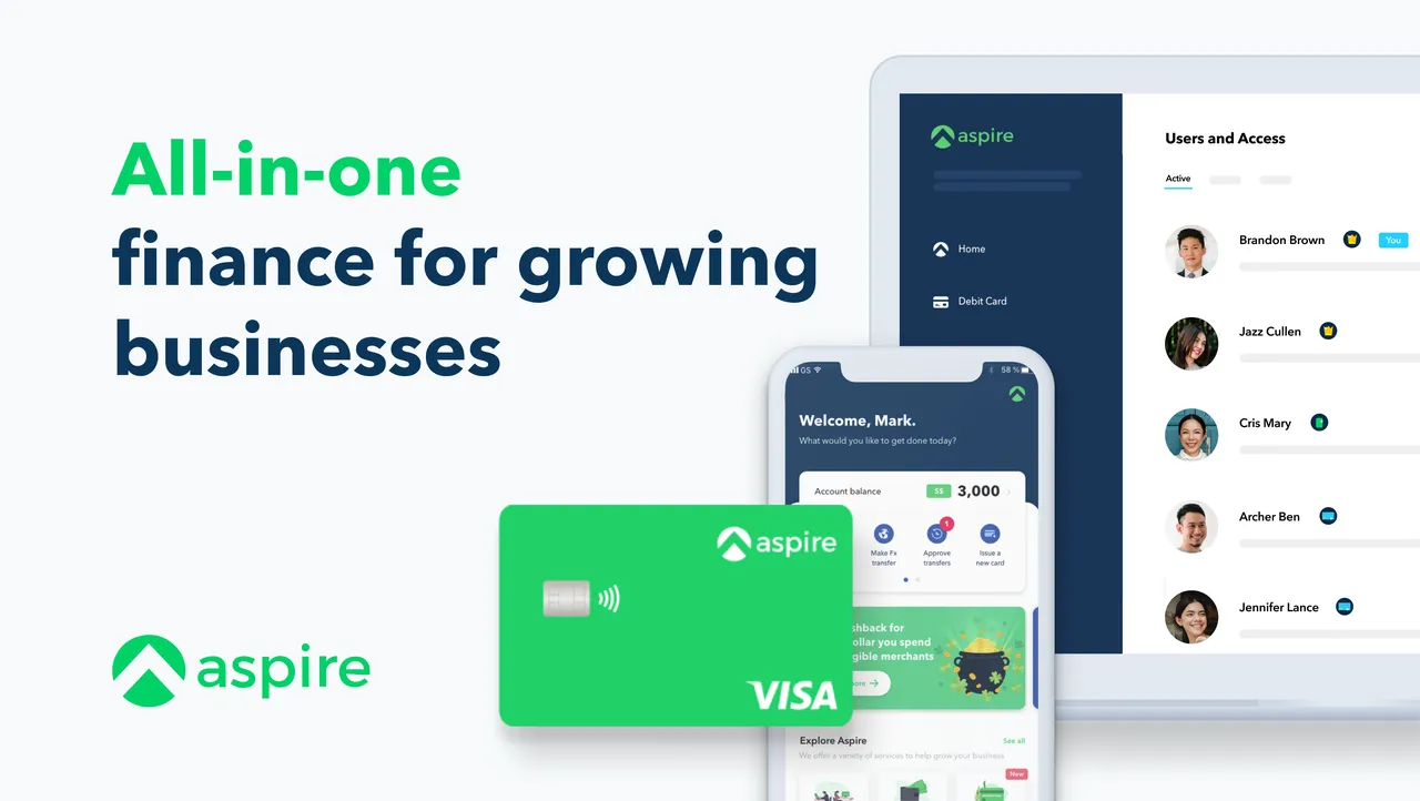 Aspire brand asset featured on aspireapp.com