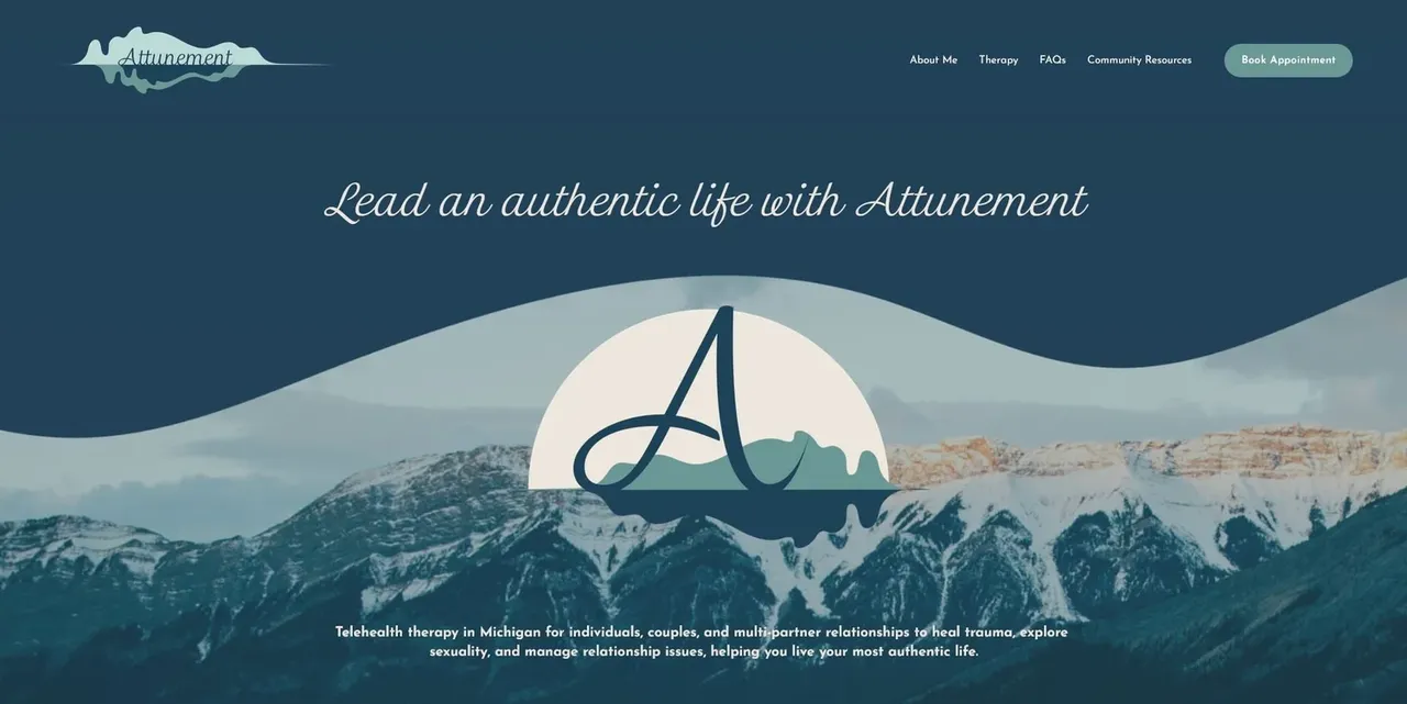 Attunement brand asset featured on attune-ment.com