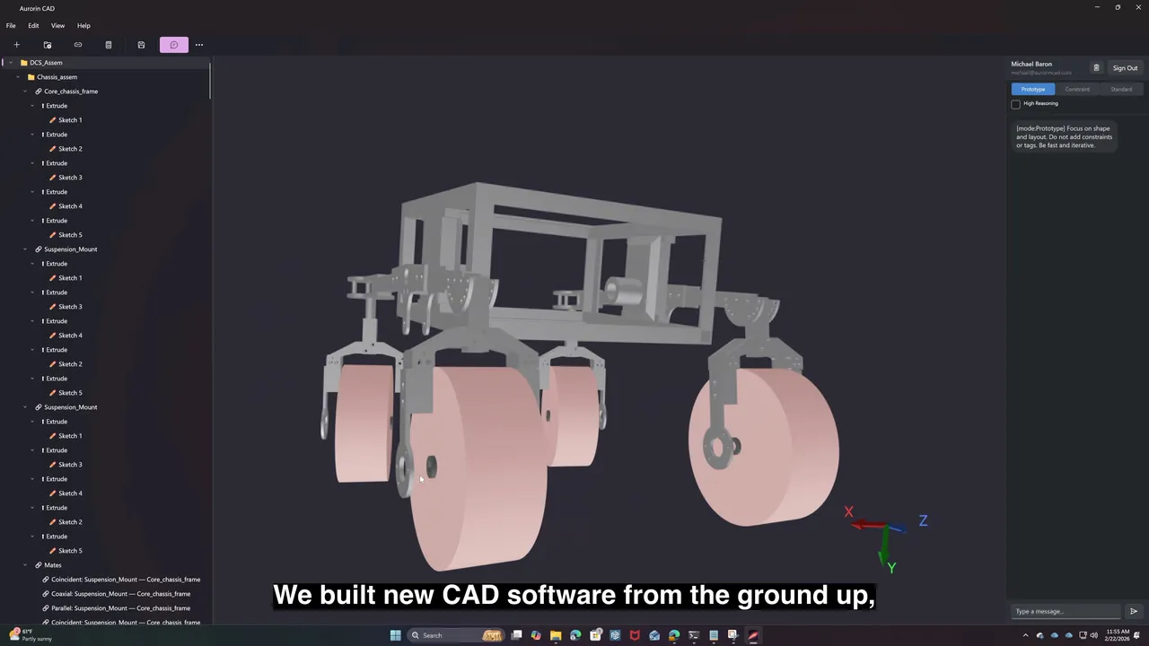 Aurorin CAD brand asset featured on aurorincad.com