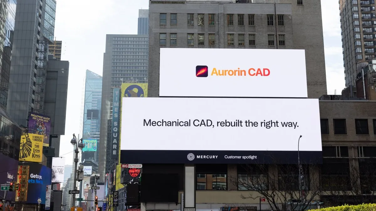 Aurorin CAD brand asset featured on x.com