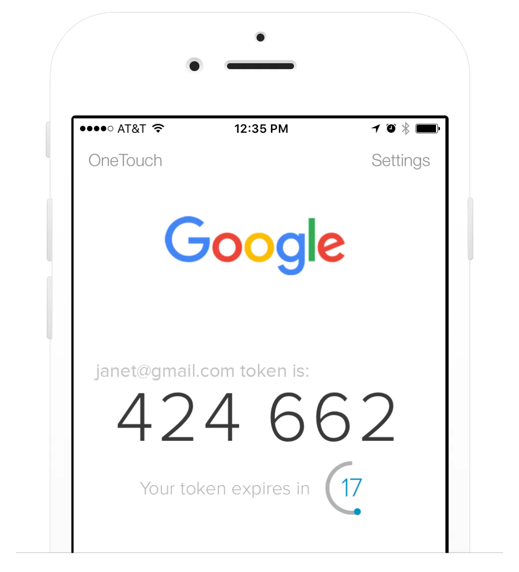 Authy brand asset featured on authy.com