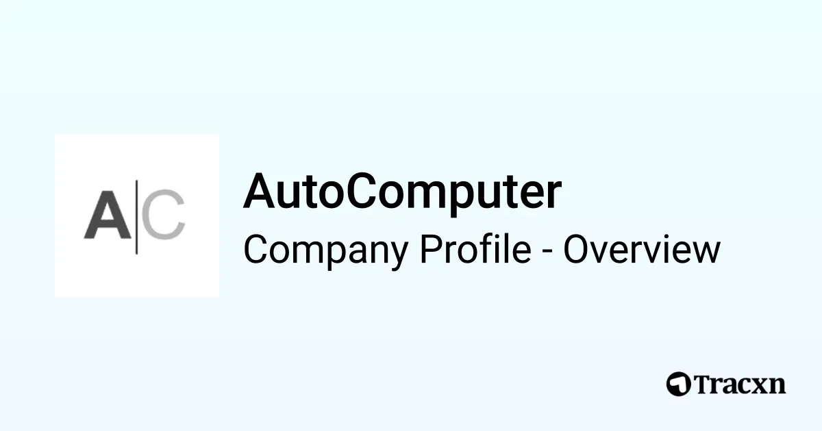 AutoComputer brand asset featured on tracxn.com