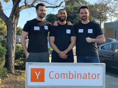 Autodial prev Qwest brand asset featured on ycombinator.com