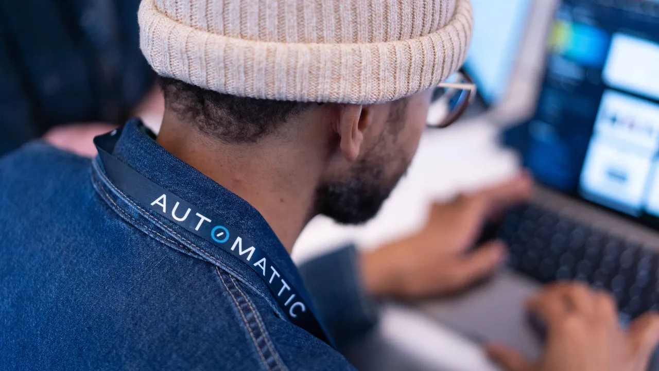 Automattic brand asset featured on automattic.com