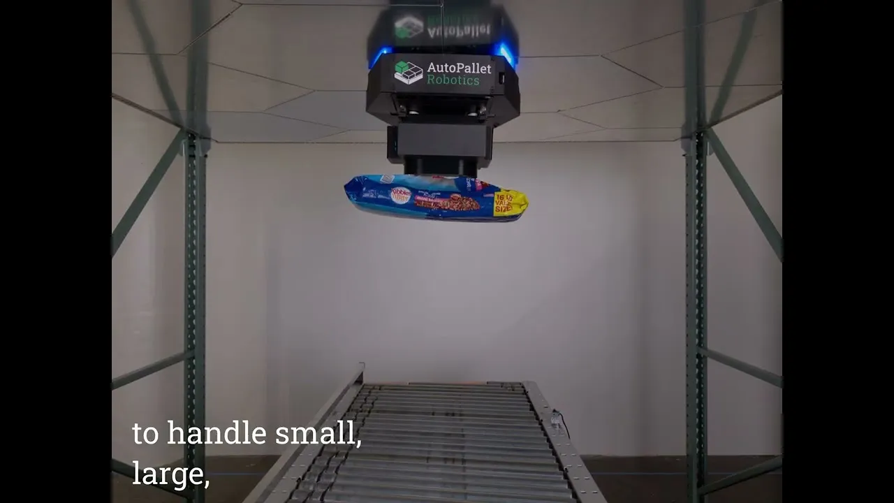 AutoPallet Robotics brand asset featured on automatedwarehouseonline.com