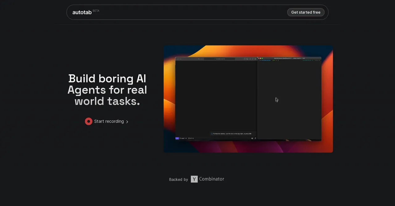 Autotab brand asset featured on theresanaiforthat.com