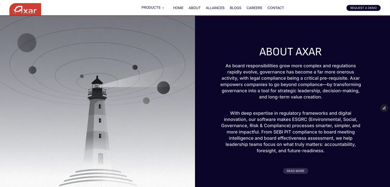 AXAR AI brand asset featured on axardigital.com