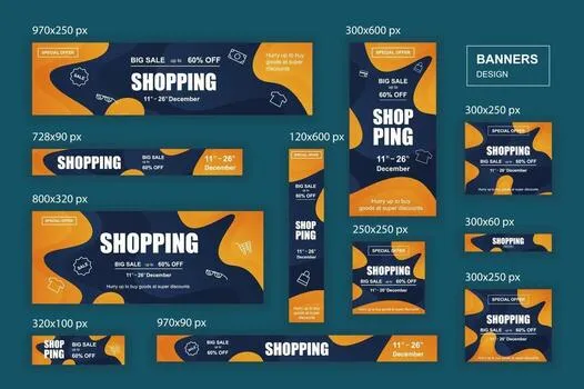 Banner brand asset featured on vecteezy.com