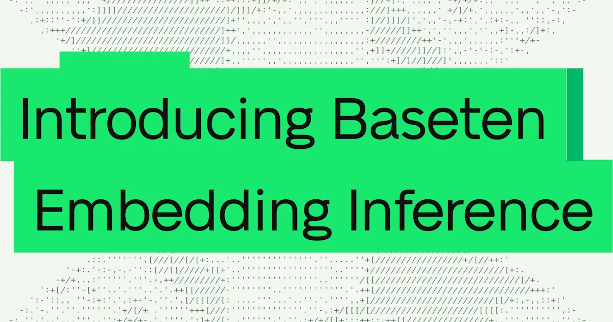 Baseten brand asset featured on baseten.co